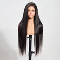 StariaHair 13"x6" HD Lace Straight 200% Frontal Wig #1B