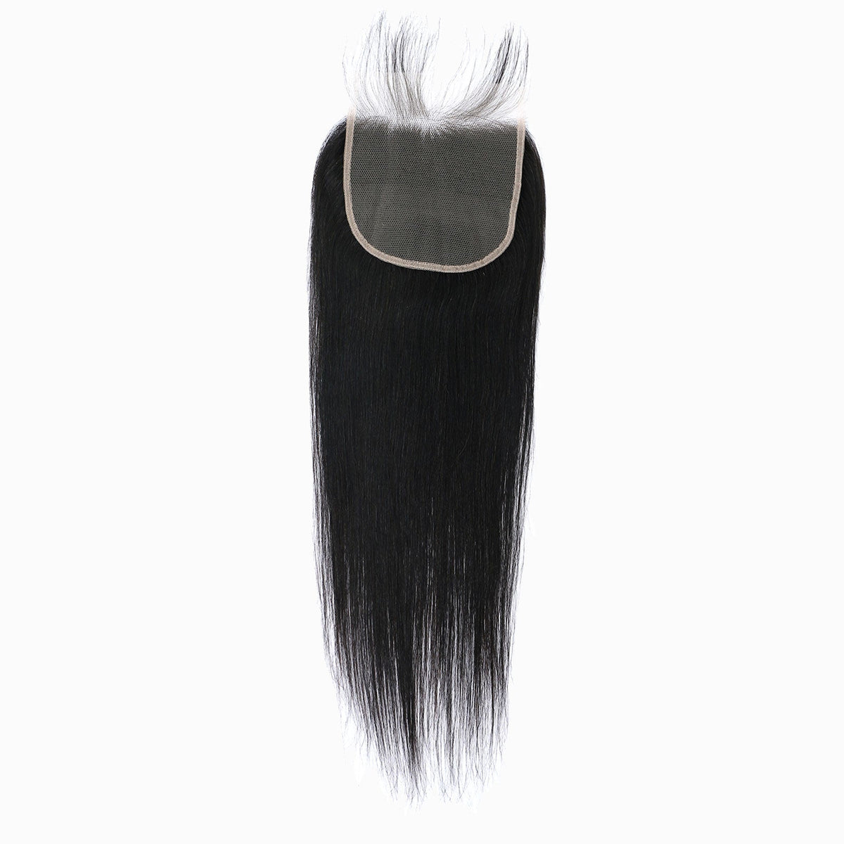 StariaHair 14-20 Inch Transparent Lace Closure Straight 4"x4" #1B