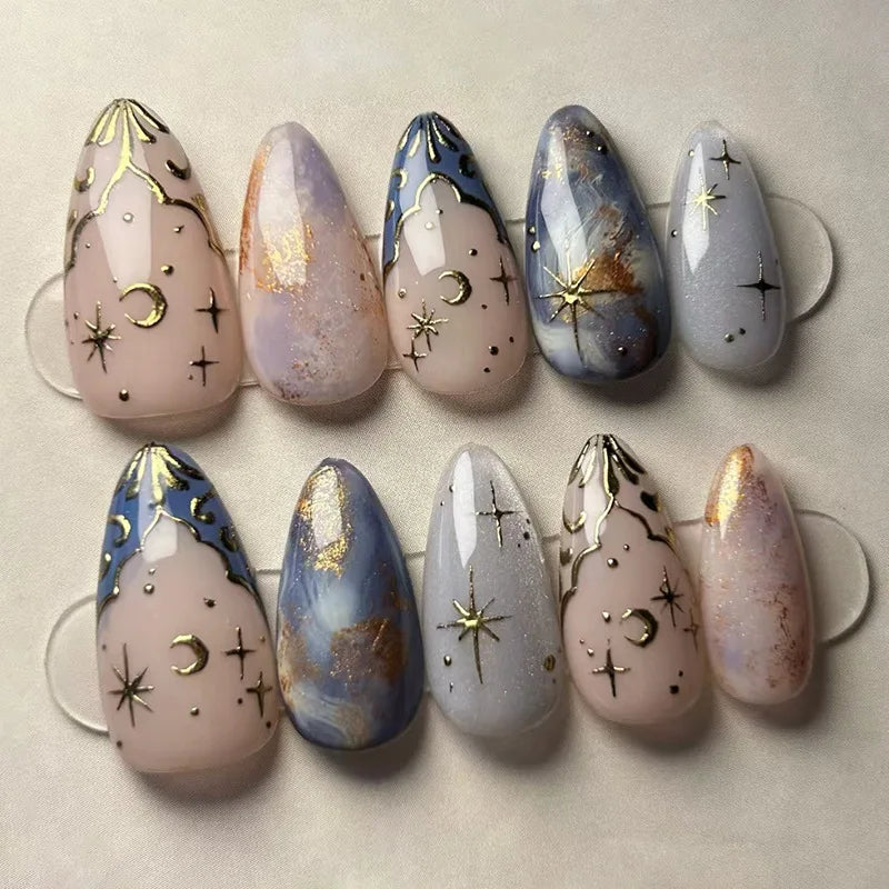 24 pcs Press On Nails Y2K Styles