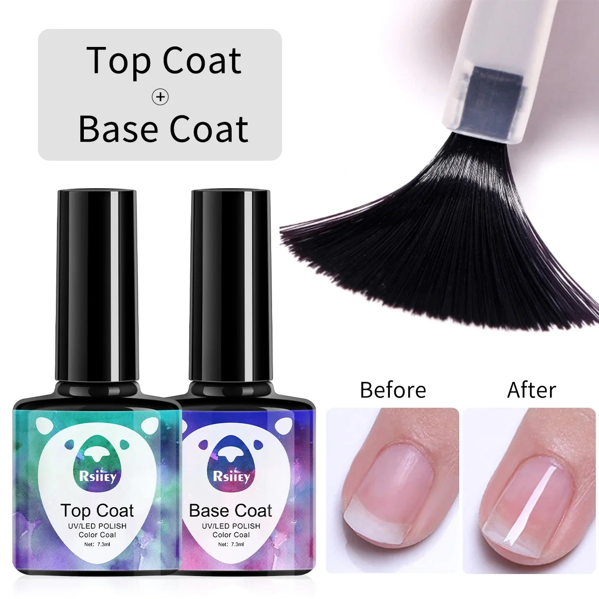 3pcs 15ml Poly Nail Gel Full Set For Extention Gel Polish Steal Push, Base And Top Coat, Cleaning Water And Nail Mold Kit Set