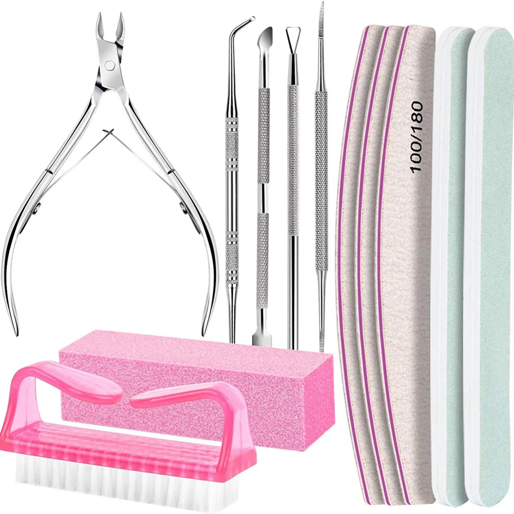 Nail Kit Set Acrylic Powder Monomer Acrylic Liquid For Nail Extension Professional Gel Manicure Set False Nails Art Tools Set *&