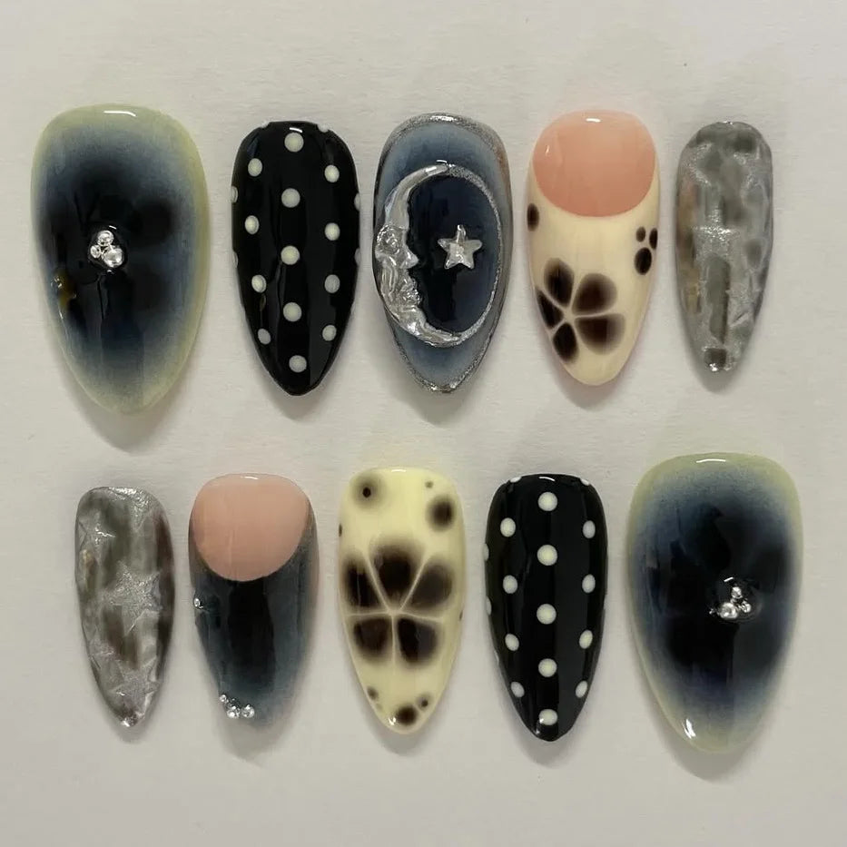 24 pcs Press On Nails Y2K Styles
