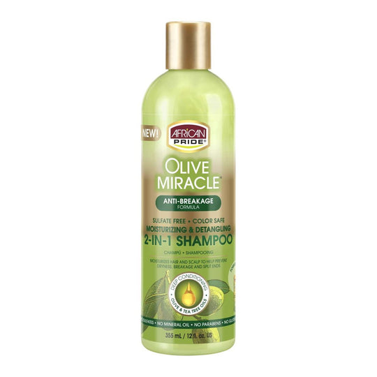 African Pride Olive Miracle 2 In 1 Shampoo Conditioner