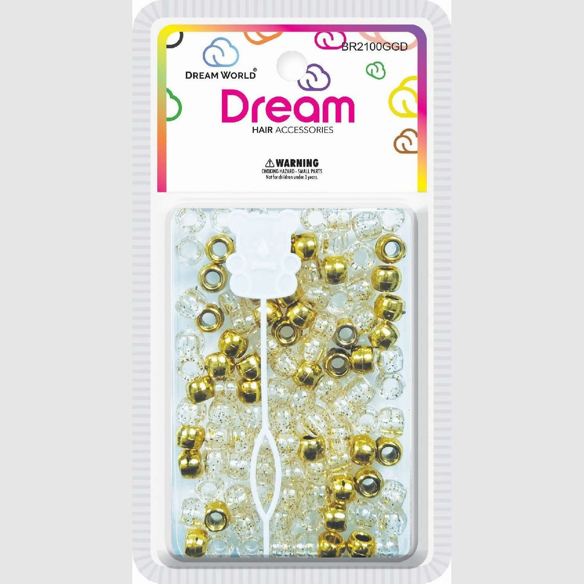 Chloe Bead 2100 Round Glitter Gold