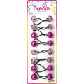 Chloe Bead 2200 Round Glitter Purple Assort