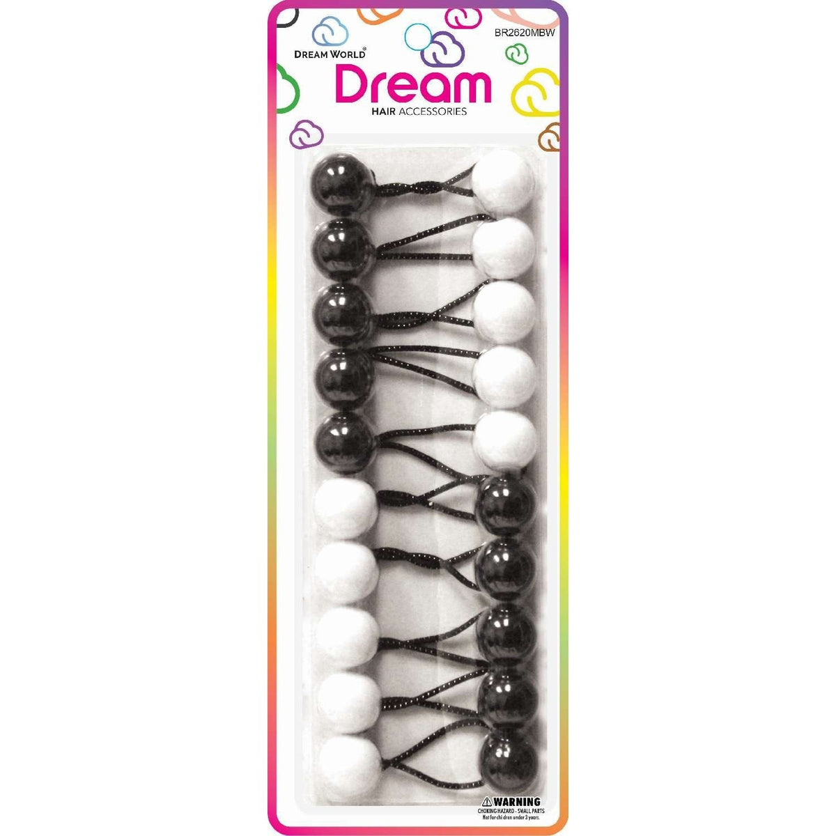 Chloe Ponytail 2620 2 Side Blackwhite