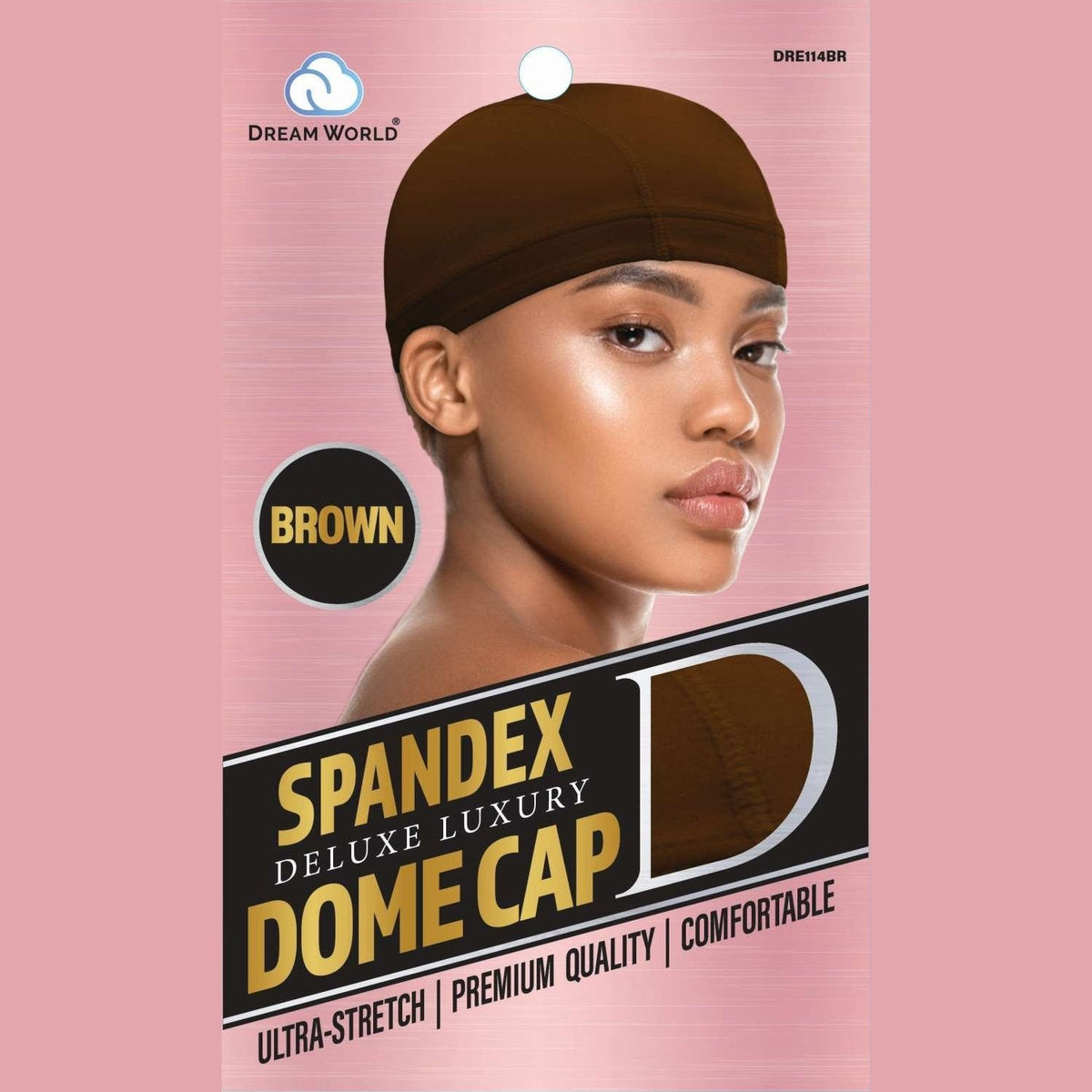 Dream Women-Dome Cap Spandex — Brown