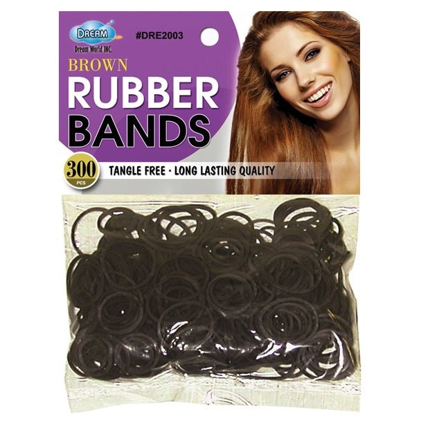 Dream Rubber Bands 300Ct — Brown