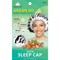 Dream Argan Oil Satin Sleep Cap — Zebra print