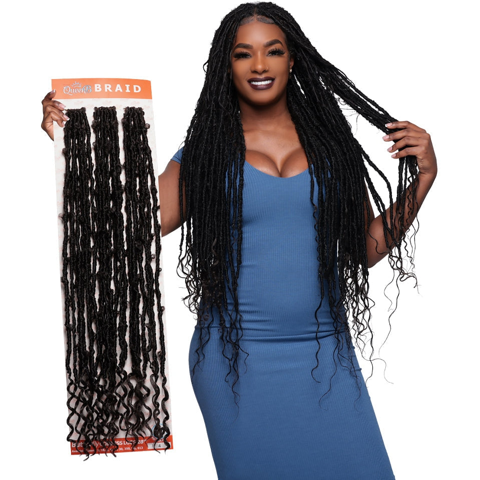 Synthetic Queen B 3X Butterfly Lcos 12Inch Color 30