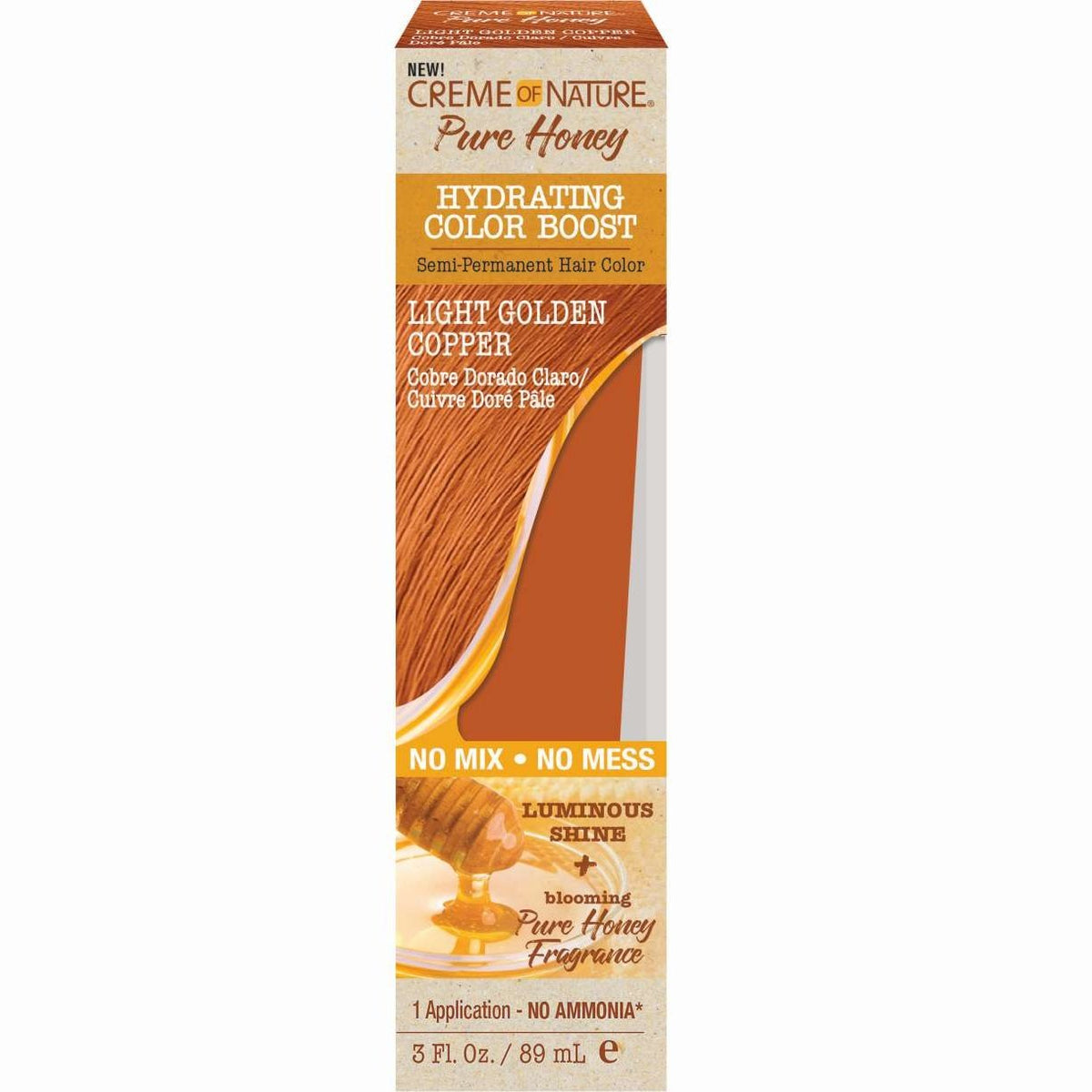 Creme Of Nature Pure Honey Semi Perm Lightt Golden Copper